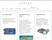 Tablet Screenshot of dzooky.eu